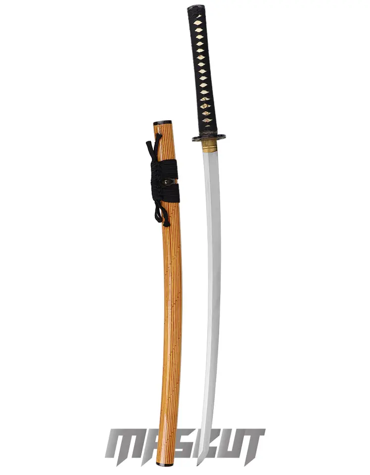 ZS-9239銀竹.藤鞘1095高碳鋼燒刃-武士刀│武士刀I 打刀I 太刀- 宏均