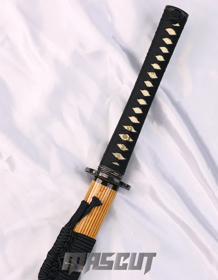 ZS-9239銀竹.藤鞘1095高碳鋼燒刃-武士刀│武士刀I 打刀I 太刀- 宏均