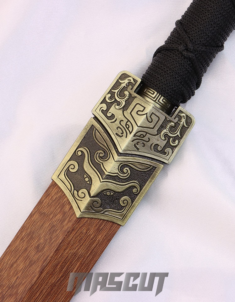 漢劍28吋鋅合金裝.花梨木.錳鋼-中國劍│中國劍- 宏均國際/MASCUT世界名刀