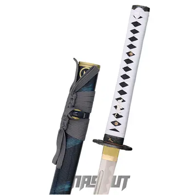 ZS-654BK燕尾劈手工花紋鋼/黑-武士刀│武士刀I 打刀I 太刀- 宏均國際