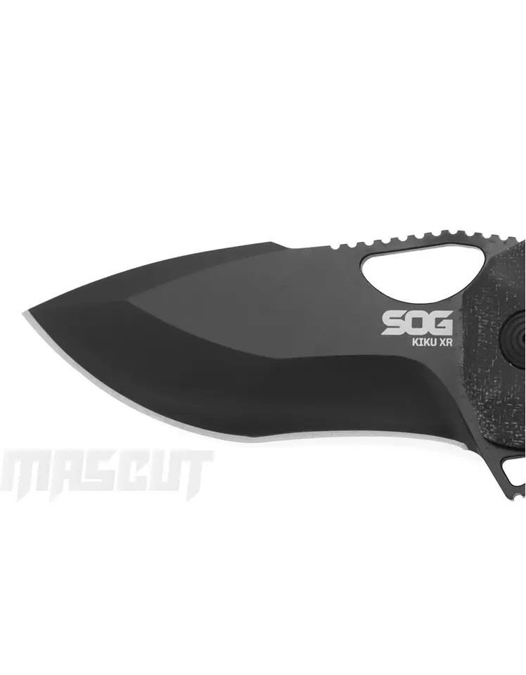 SOG KIKU XR LTE 松田菊男聯名款CTS-XHP鋼BLACKOUT 黑色亞麻Micarta-折