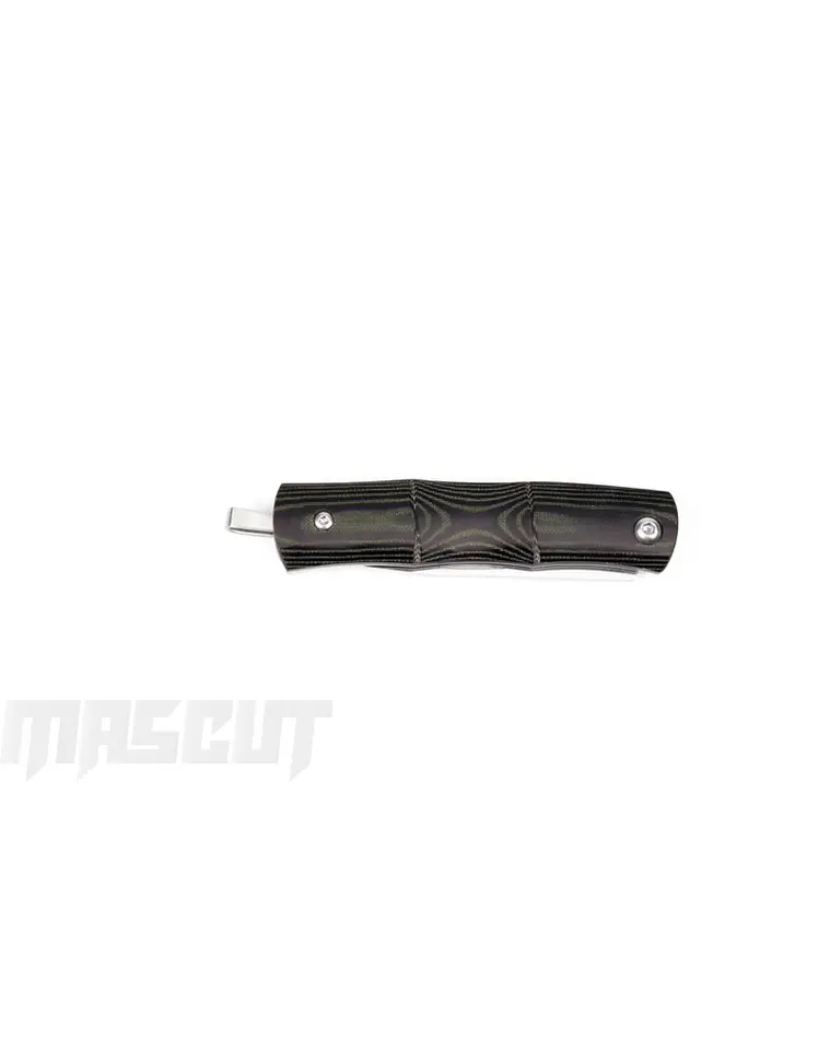 MCUSTA MC-154 竹墨綠鈔票夾精緻隨身刀-折刀│摺疊刀- 宏均國際/MASCUT