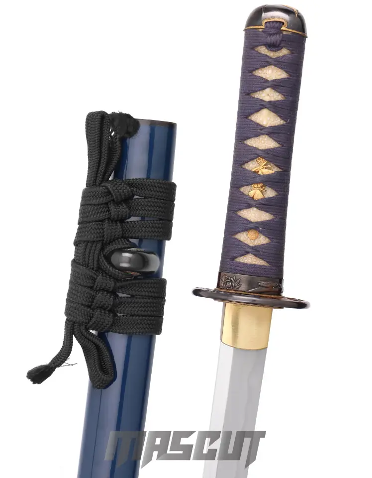 手工螳螂脇差/中型武士-武士刀│無血槽- 宏均國際/MASCUT世界名刀