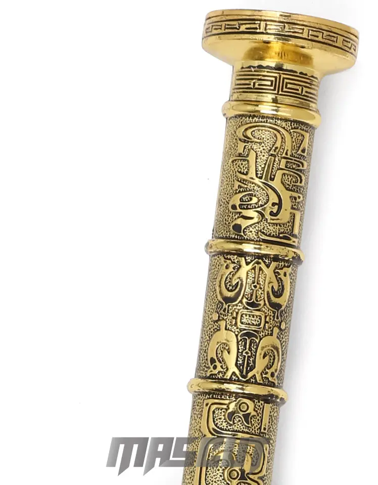 古漢劍-鎮宅避邪短劍-金色-迷你兵器│迷你兵器- 宏均國際/MASCUT世界名刀