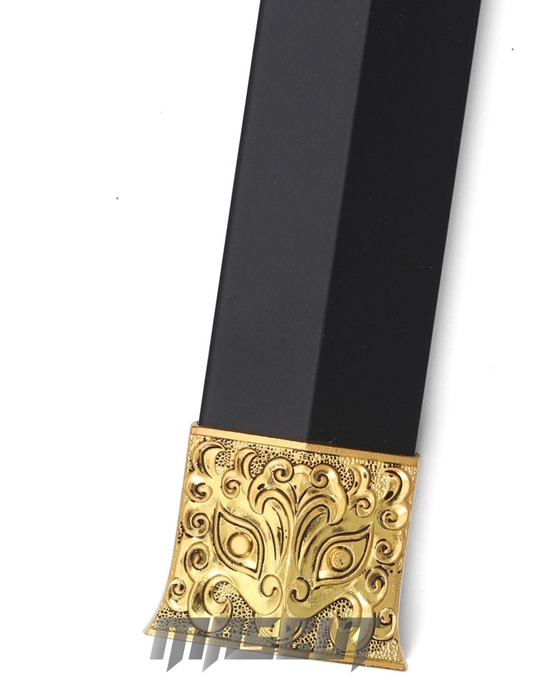 古漢劍-鎮宅避邪短劍-金色-迷你兵器│迷你兵器- 宏均國際/MASCUT世界名刀