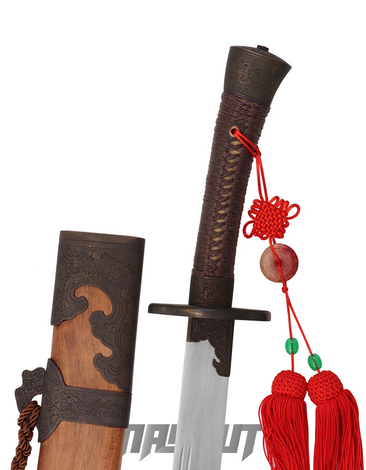 八卦刀/仿古花梨木/軟刃│中國刀- 宏均國際/MASCUT世界名刀