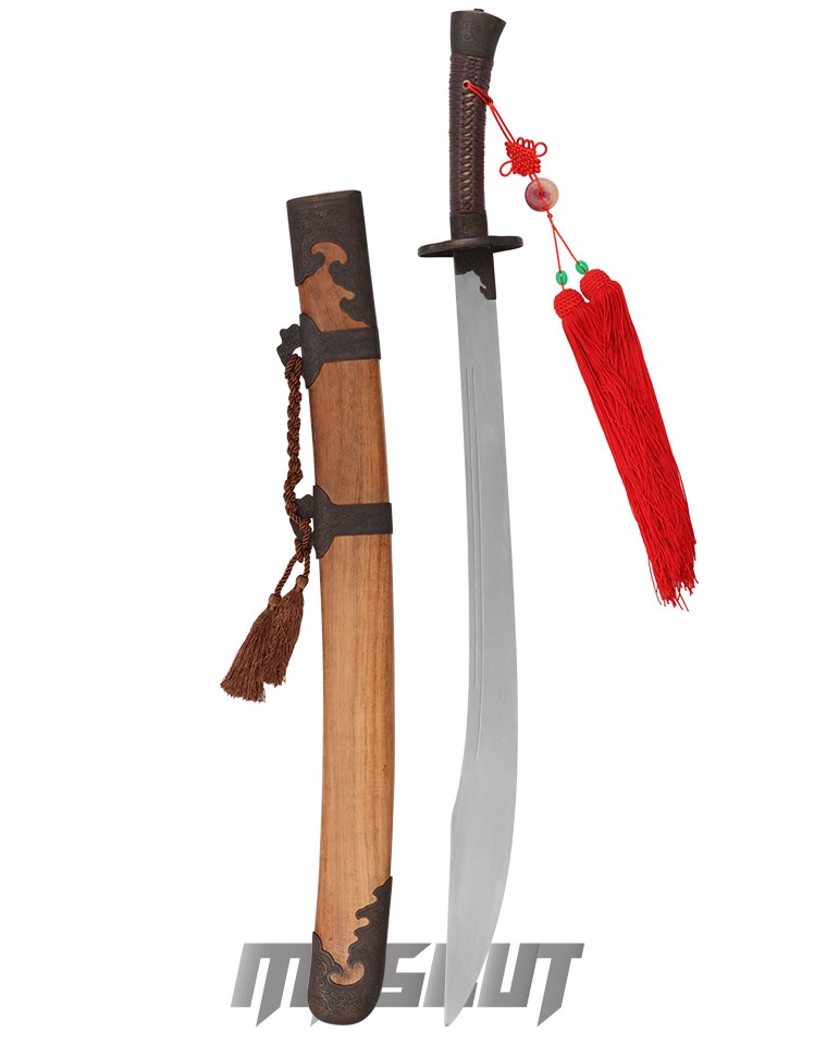 八卦刀/仿古花梨木/軟刃│中國刀- 宏均國際/MASCUT世界名刀