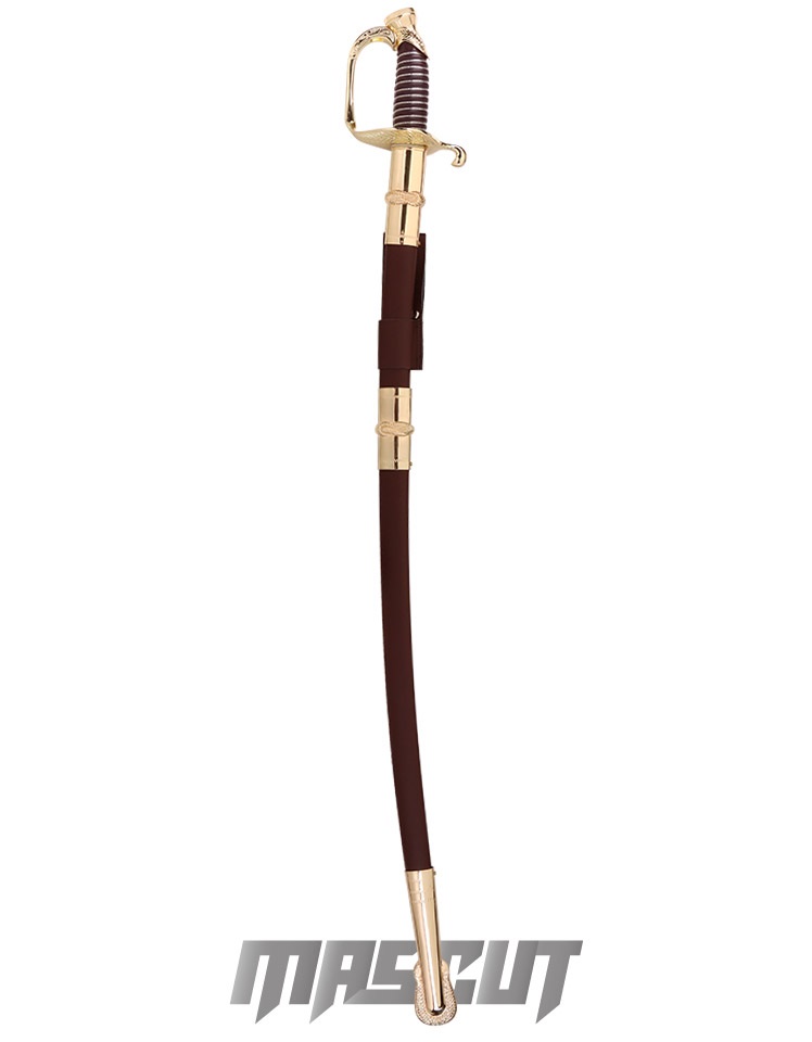 BY107A 海軍指揮刀(咖啡鞘)-西洋劍│西洋劍I 指揮刀- 宏均國際